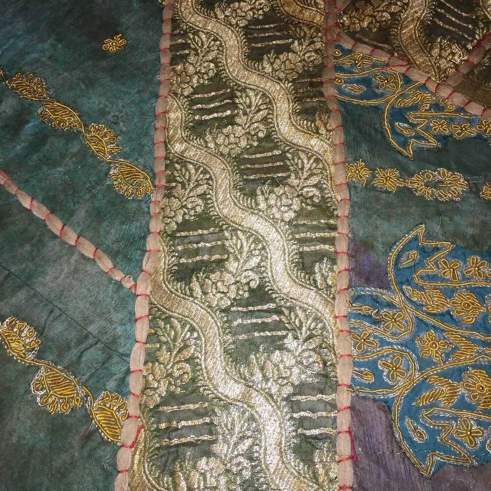 Indian / Indonesian Blanket/ Rug/ Wall ? 92”L x 74” W READ