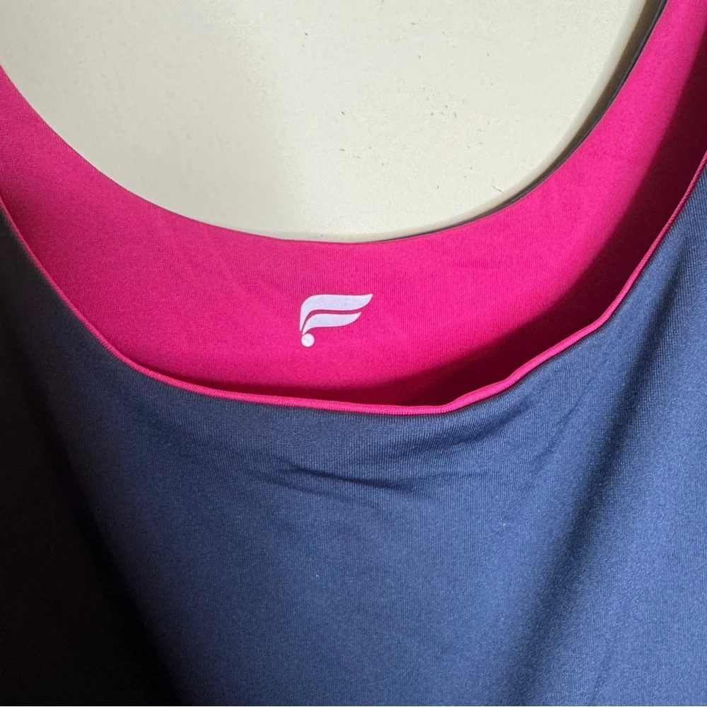 Reversible Pink and Blue Sports Bra Fabletics