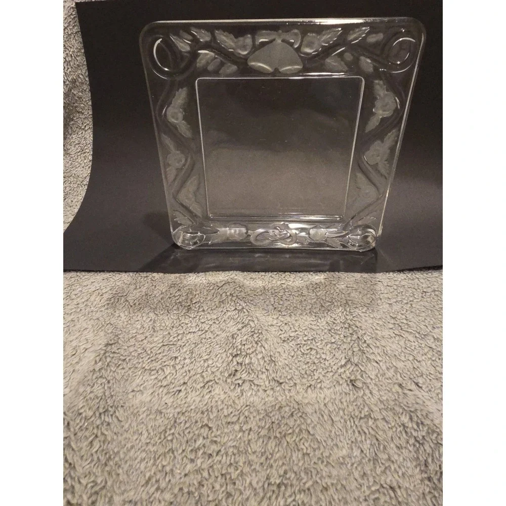 Royal Limited Crystal Picture Frame With Bells Rings And Flowers Wedding‎