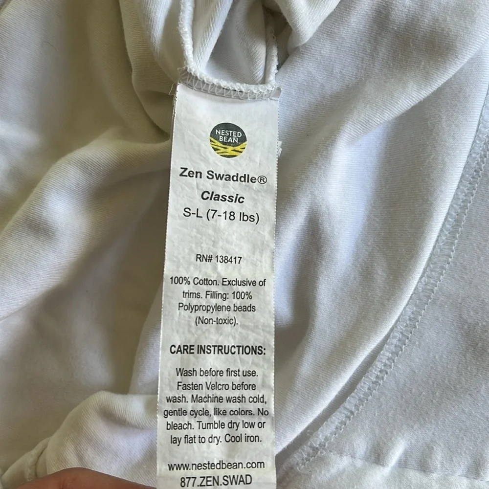 Nested bean toucan zen sleep swaddle