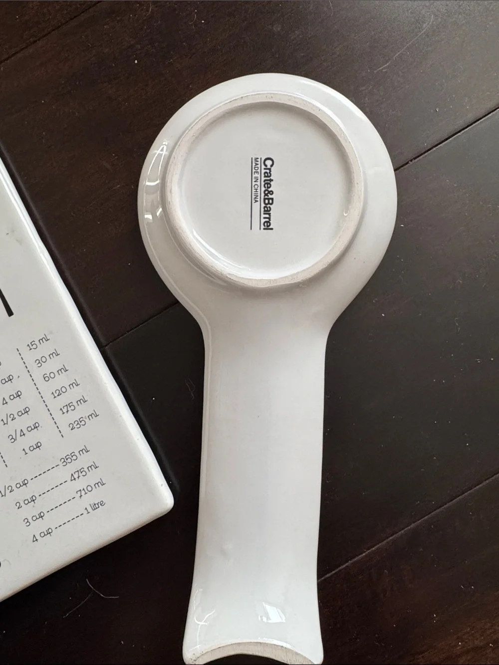 Crate & Barrel Kitchen accessories- measurement conversion motif