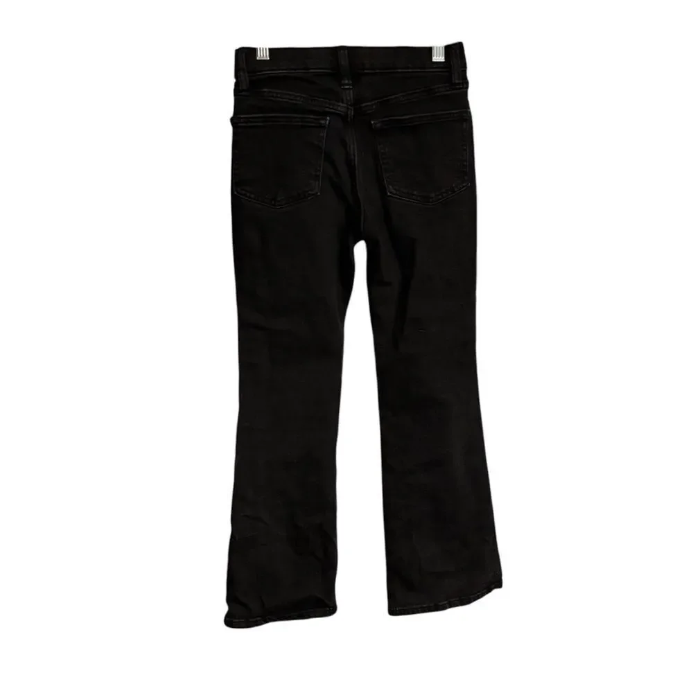 OLD NAVY | Big Girls Black Denim High Rise Stretch Flare Jeans Size 10