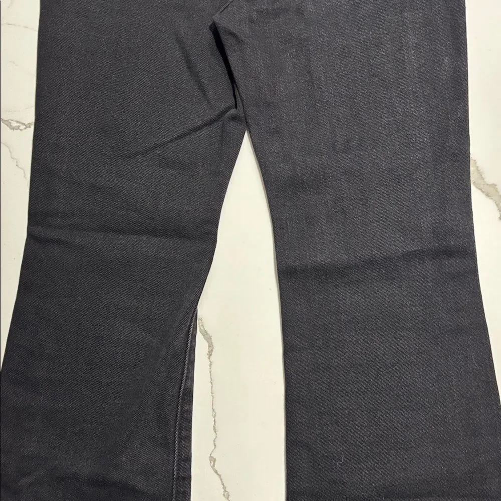 OLD NAVY | Big Girls Black Denim High Rise Stretch Flare Jeans Size 10