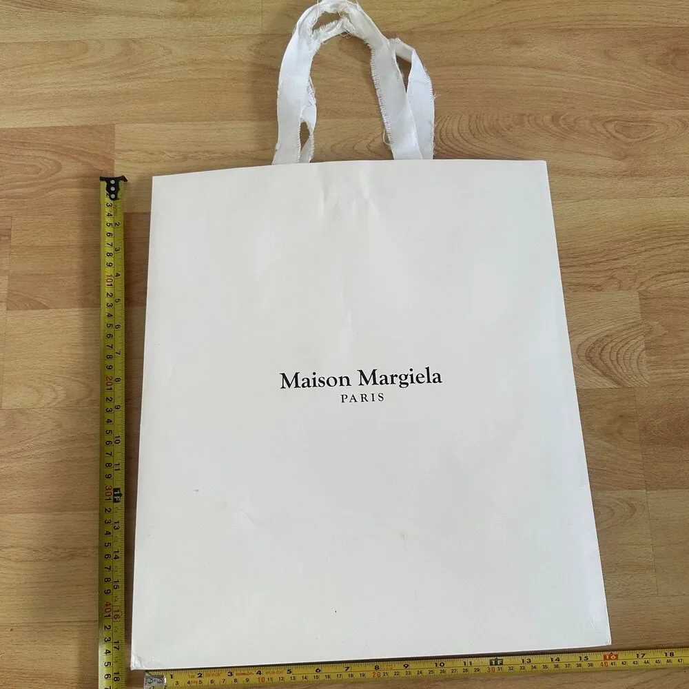 Maison Margiela Paper Shopping Bags Bundle x3 - 1 white medium & 2 white large