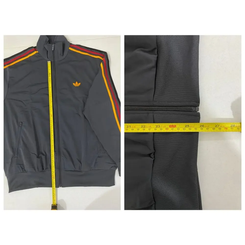 Adidas Originals Firebird Track jacket Utility Black Gold Team Power Red Size XL