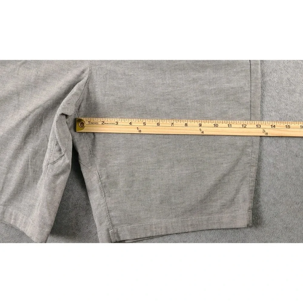 Lululemon Commission Shorts Mens 38x11 Gray Chino  Stretch Preppy Casual