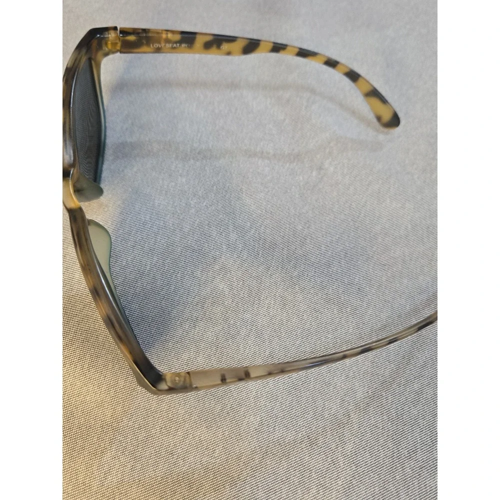 Suncloud Feedback Polarized Sunglasses Tortoise Shell Wrap EQ Brown Mens Womens
