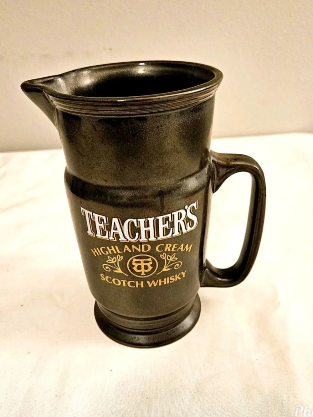 Vintage Teacher’s Highland Cream Scotch Whisky Pitcher