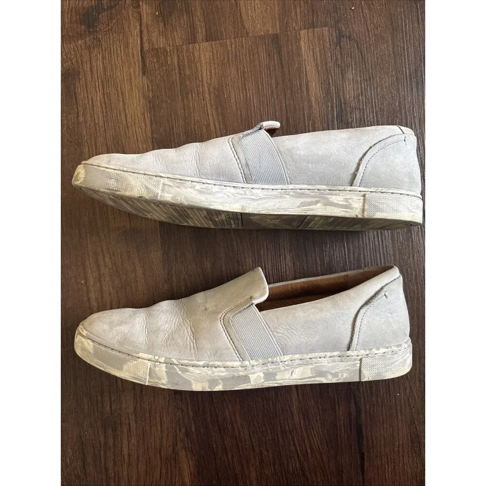 Frye Leather Slip-on Low-Top Sneakers Loafer Slipper Slide SoHo Urban Prep Sz10