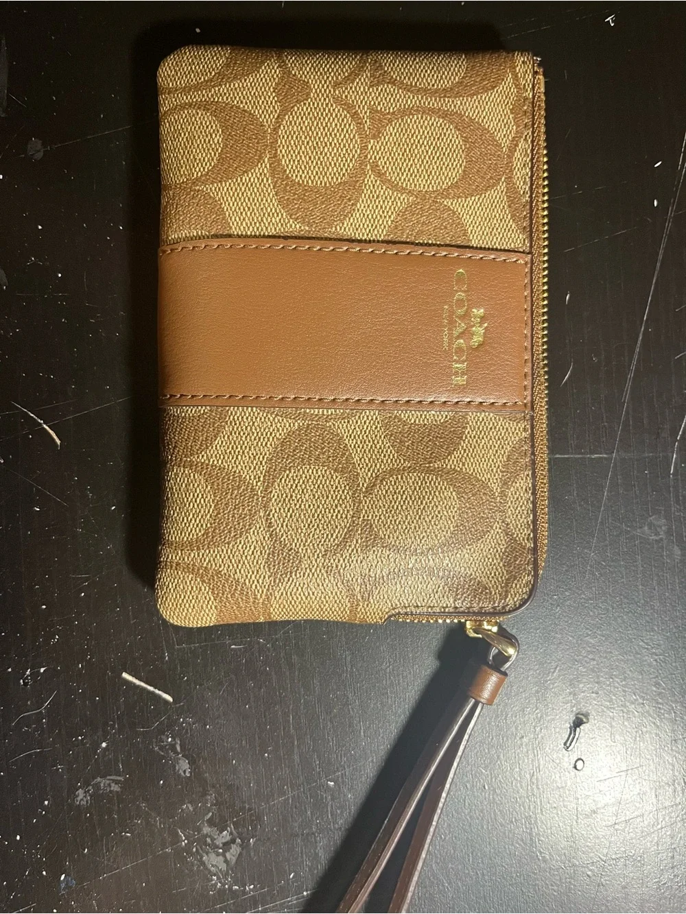 Coach  Signature Wristlet Wallet