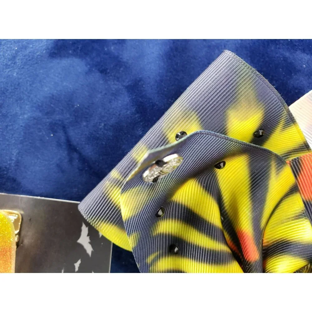 Jojo Siwa Girls' Nickelodeon Tie-Dye Candy Corn Bow‎ Hair Clip Barrettes