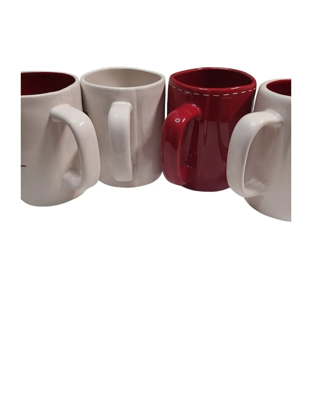 Rae Dunn Christmas Mugs Set of 4 Jingle Cheer Fa La La Merry Christmas