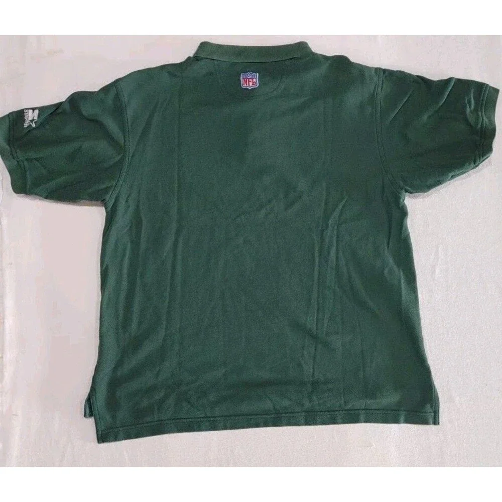 Vintage Starter NFL Pro Line Green Bay Packers S/S Polo Shirt Adult Size Large