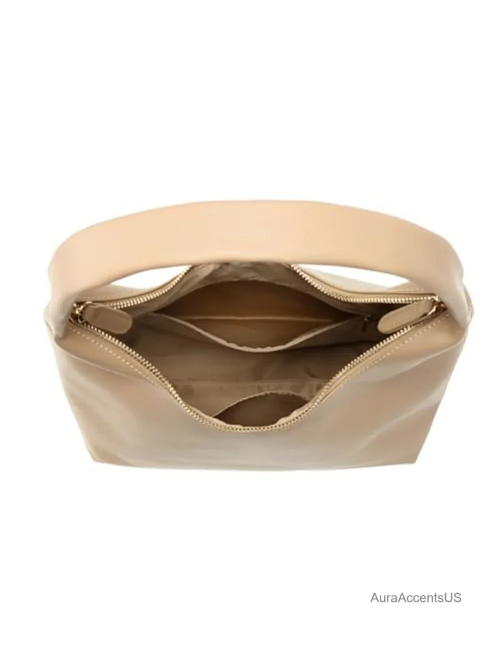 Women's Faux Leather Hobo Bag Crescent Shoulder Purse Slouchy Tote Handbag with