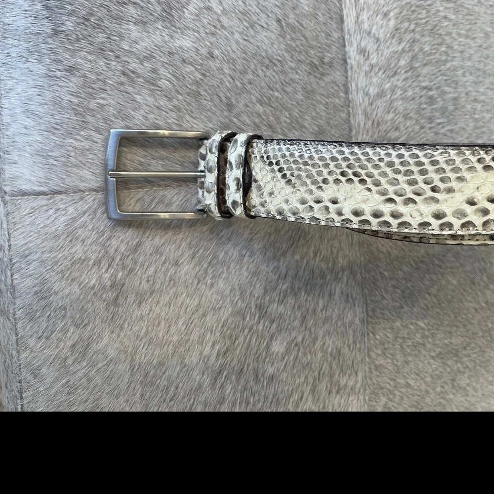 SNAKE SKIN PHYTON ITALIAN BELT NEW