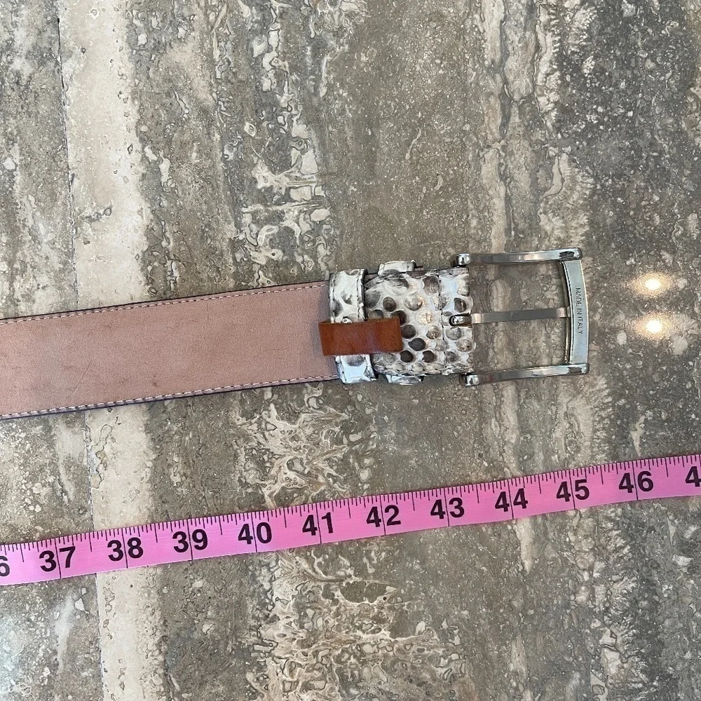 SNAKE SKIN PHYTON ITALIAN BELT NEW