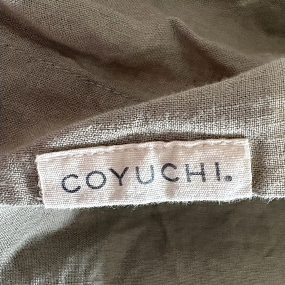 COYUCHI King Organic Relaxed Linen Duvet Cover $598