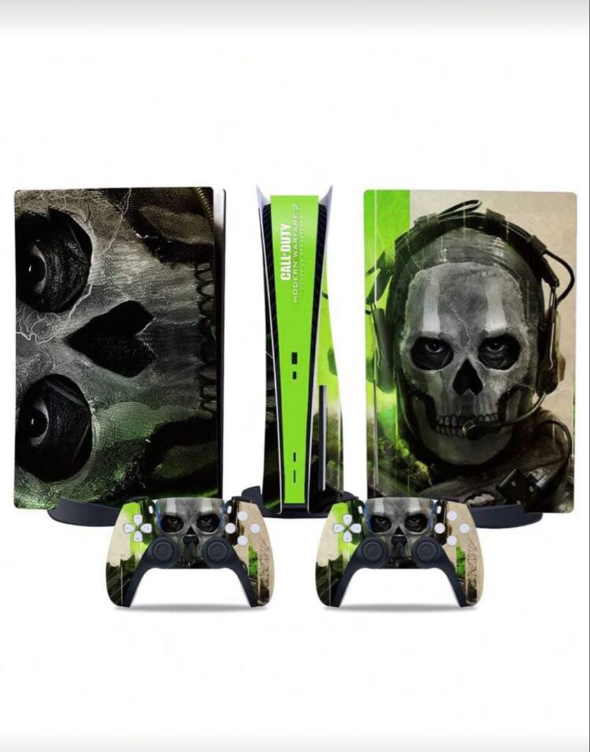 PS5 Skin Sticker Skull Design