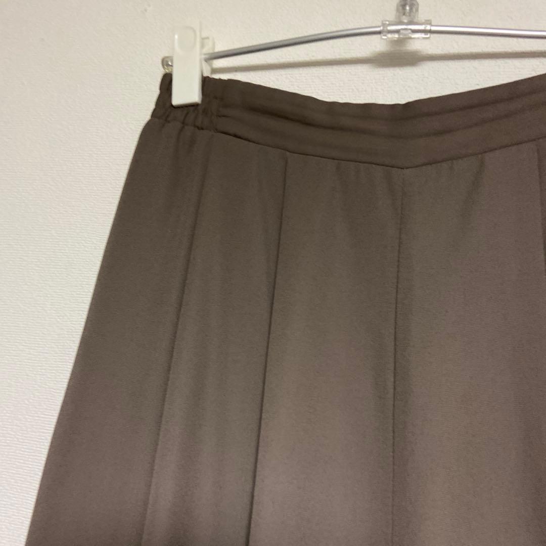 Rope Picnic Women's Gaucho Pants, Sheer Material, Lined, L, Greige