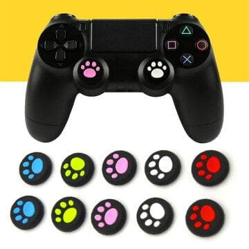 Cat Paw Thumb Grips 2-Pack for PS5 XBOX - Available in 5 Paw Colors, Color Selection Possible