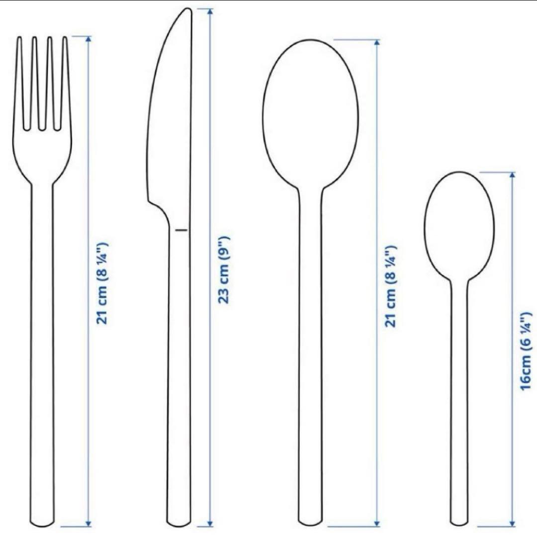 New, unused IKEA STOCKHOLM 2025 Cutlery, 8 pieces, 2 sets
